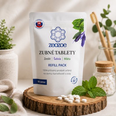 ZEOZOE Zubní tablety Refill se zeolitem 90 g – Hledejceny.cz