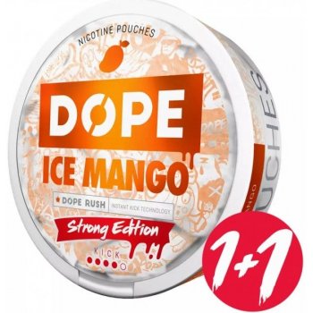 Dope Ice Mango Strong Edition 16 mg/g 22 sáčků od 60 Kč - Heureka.cz