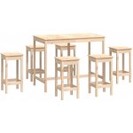 7dílný barový set masivní borové dřevo – Zboží Dáma