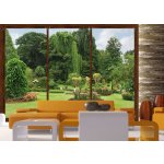 AG design FTS-1314 Papírová fototapeta Window in garden rozměry 360 x 254 cm – Zboží Dáma