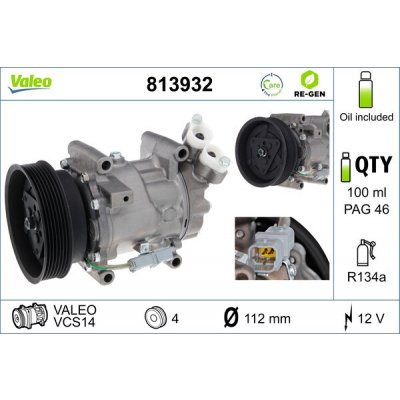 Kompresor klimatizace VALEO 813932 | Zboží Auto