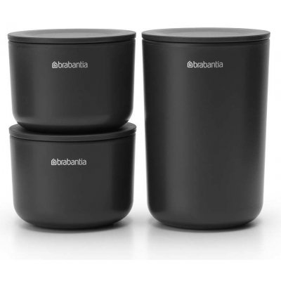 Brabantia sada skladovacích kontejnerů 3-pack 281303 šedá – Hledejceny.cz