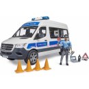 Bruder 2683 MB Sprinter policie se světelným a zvukovým majákem