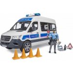 Bruder 2683 MB Sprinter policie se světelným a zvukovým majákem – Zboží Mobilmania