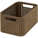 Úložný box CURVER Úložný box "RATTAN STYLE2" - S - dark mocha