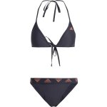 adidas Triangle bikini dámské dvoudílné plavky tmavě šedá – Zboží Dáma adidas Triangle bikini dámské dvoudílné plavky tmavě šedá – Zboží Dáma