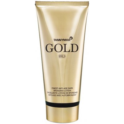 Tannymaxx Gold 999,9 Finest Anti-Age Dark Bronzing Lotion 200 ml – Zboží Mobilmania