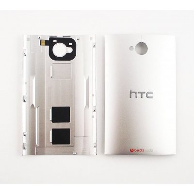 Kryt HTC One Dual SIM(802W) zadní stříbrný – Zboží Mobilmania