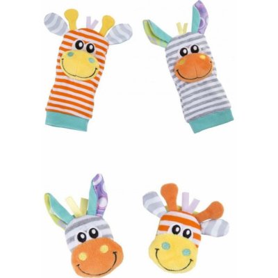 Playgro Chrastící ponožky a náramky pastelové – Zboží Mobilmania