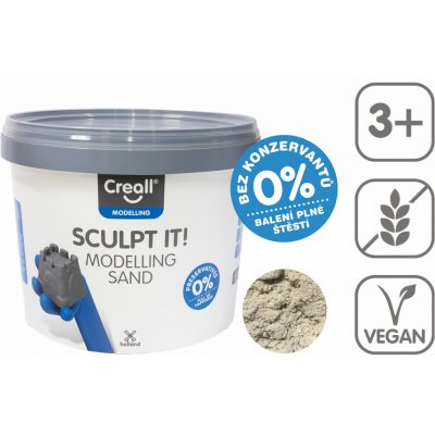 Creall modelovací písek Sculpt it! 3500 g přírodní – Sleviste.cz