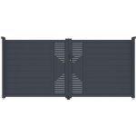 G21 Marion 350x158 cm dvoukřídlá, antracitová – Sleviste.cz