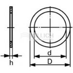 těsnící kroužek 10x14x1.0 Cu-měď DIN 7603 – Zbozi.Blesk.cz
