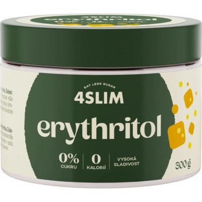 4Slim Sladidlo Erythritol prášek 300 g – Sleviste.cz