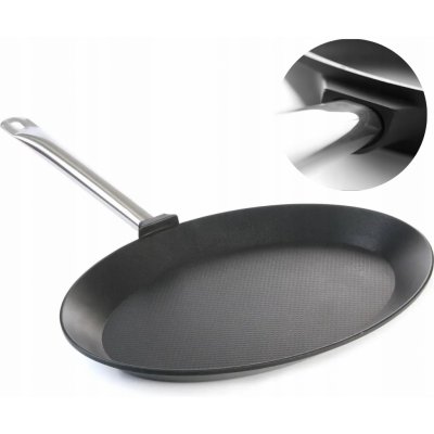 Hendi Pánev na ryby oválná Titanium Professional 400 x 275 x 35 mm – Zboží Dáma