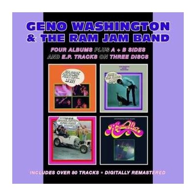 Geno Washington & The Ram Jam Band - Four Albums Plus A + B Sides And E.P. Tracks On Three Discs CD – Zbozi.Blesk.cz