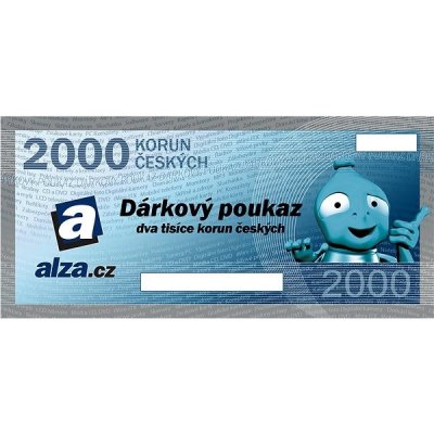 Elektronický dárkový poukaz Alza.cz na nákup zboží v hodnotě 2000 Kč – Zboží Mobilmania