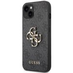 Pouzdro Guess PU 4G Metal Logo iPhone 14 šedé – Hledejceny.cz