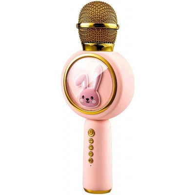MG Bunny Bluetooth Karaoke mikrofon růžový – Sleviste.cz