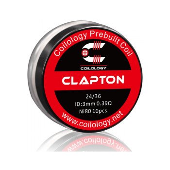 Ciology předmotané spirálky Clapton Ni80 0,39ohm 10ks
