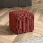 GA.I.CO napínací potah bielastický COSTINA měděná na taburet 40 x 40 x 40 cm – Zboží Mobilmania