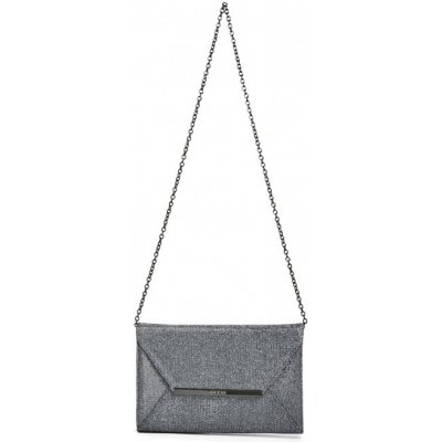 Guess Dressy Envelope Clutch pewter