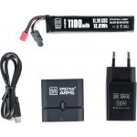 Specna Arms Sada nabíječe EASY NANO CHARGER 10W pro Li-Pol a akumulátor Li-Pol 11,1V 1100mAh 25C T-Dean – Zbozi.Blesk.cz