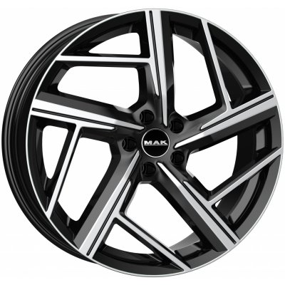 MAK Qvattro 8,5x21 5x112 ET33 black mirror – Sleviste.cz