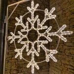DECOLED, EFD08W LED světelný motiv vločka, teple bílá, pr. 85 cm – Hledejceny.cz