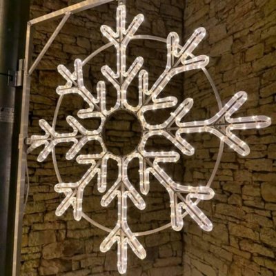DECOLED, EFD08W LED světelný motiv vločka, teple bílá, pr. 85 cm – Hledejceny.cz
