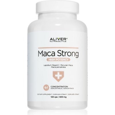 Aliver Maca peruánská strong 6:1 bylinné kapsle na podporu hormonální rovnováhy 120 cps – Zboží Mobilmania