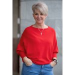 Úpletový svetr IRENE Červená – Zboží Mobilmania