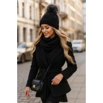 Fashionweek Dámská souprava čepice a šály WOOL-SET Černá – Hledejceny.cz