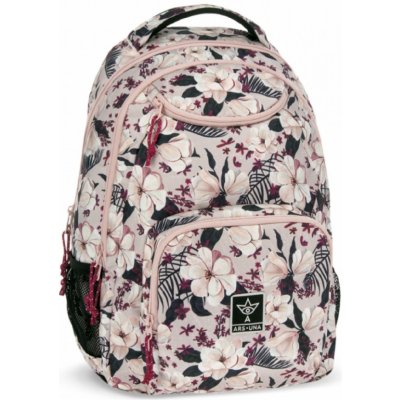 Ars Una batoh Flowery růžová – Zboží Mobilmania