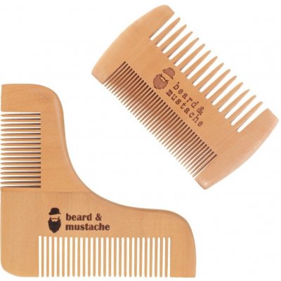 Master dřevěný hřeben na bradu a vousy 2v1 – Hledejceny.cz