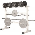 Gorilla Sports Stojan na závaží, tyče a jednoručky - bílý 30/31 mm – Zboží Dáma