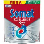 Somat Excellence 4in1 kapsle myčky na nádobí 50 ks 950 g – Hledejceny.cz