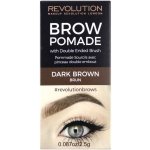 Makeup Revolution Gel na obočí Brow Pomade Dark brown 2,5 g – Hledejceny.cz