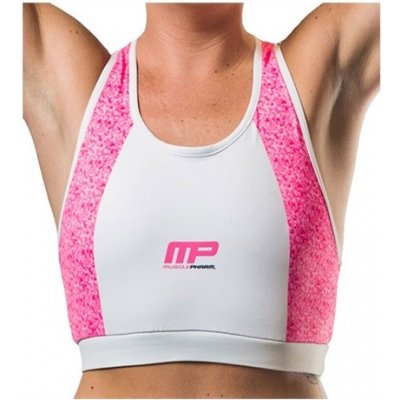 MUSCLEPHARM Dámský CROPTOP MATRIX růžovo/bílý – Hledejceny.cz