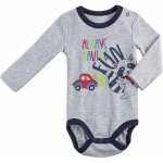 Kojenecké body VENERE ALWAYS FUN šedé – Zboží Dáma