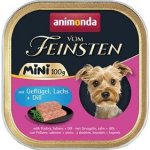 Animonda Vom Feinsten Mini Adult Dog drůbeží losos a kopr 100 g – Zboží Mobilmania