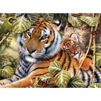 Malování podle čísel Tygr a mládě