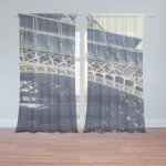 Sablio Záclony Eiffel Tower: 2ks 150x250cm – Hledejceny.cz