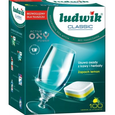 Ludwik Tablety do myčky Classic citrónové 100 ks – HobbyKompas.cz
