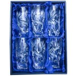 Crystalite Bohemia Bohemia Crystal Broušené sklenice na likér destiláty panák Quadro brus Kometa 6 x 50 ml – Zboží Dáma