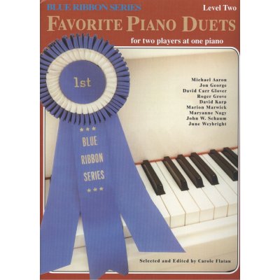 Favorite Piano Duets 2 devět jednoduchých skladeb pro 1 klavír 4 ruce