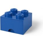 LEGO® box s šuplíkem 250x250x180mm modrý 40051731 – Sleviste.cz