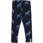 Geggamoja Bambusové dětské legíny Navy Dala horse – Zboží Dáma