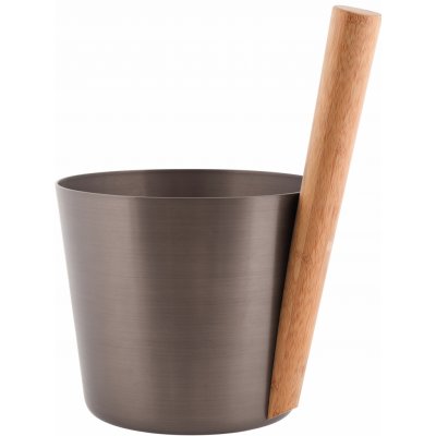 Rento 176836 hliníkové vědro s rukojetí 5L Dehtově hnědá – Zboží Mobilmania