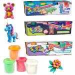 Teddies Modelína/Plastelína 4x140g v kelímku 3 druhy v krabičce 31x8x75cm 12m+ – Sleviste.cz