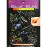 SMT Creatoys Škrabací obrázek duhový A4 23x32cm 3 druhy – Zboží Dáma